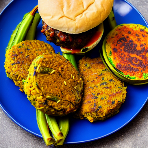 Bhindi Masala Burger