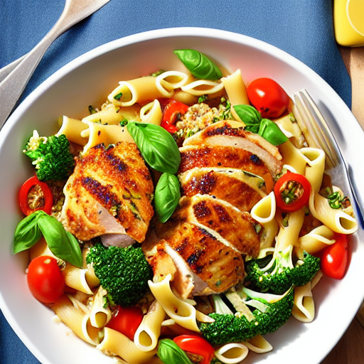 Chicken and Vegetable Pasta with Quinoa