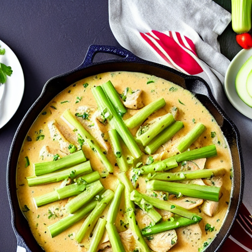Keto Chicken and Celery Casserole