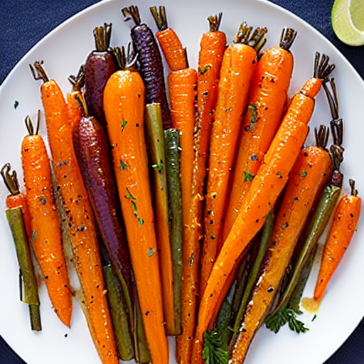 Honey Garlic Roasted Carrots and Parsnips