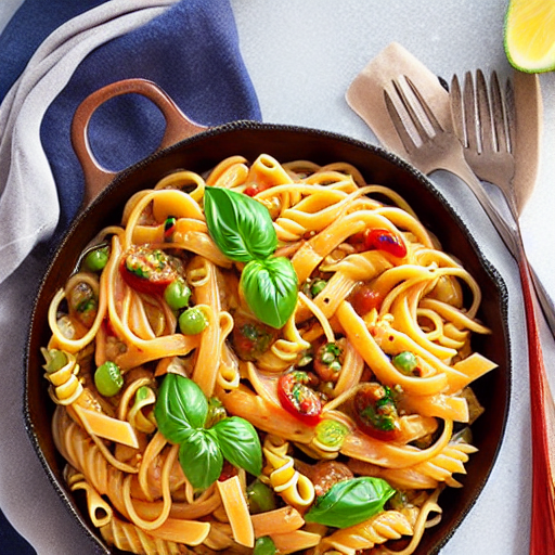 Pasta con Salsa de Almendras