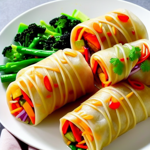 Savory Rice Noodle Rolls
