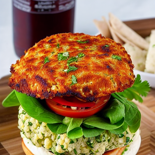 Cauliflower Tabbouleh Burger