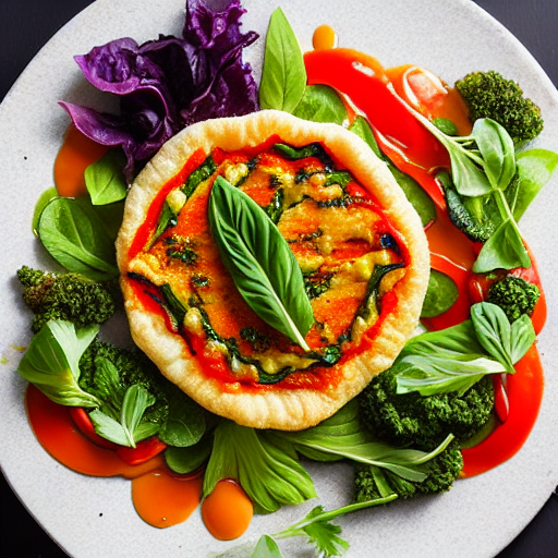 Tempura Veggie Pizza
