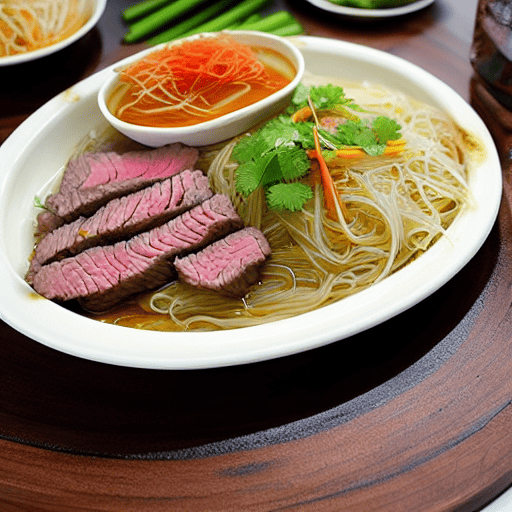 Bò Nướng Bánh Hỏi