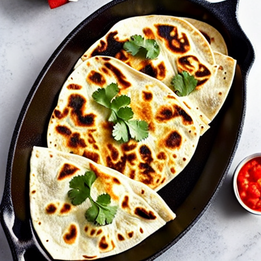 Mushroom Quesadilla Bake