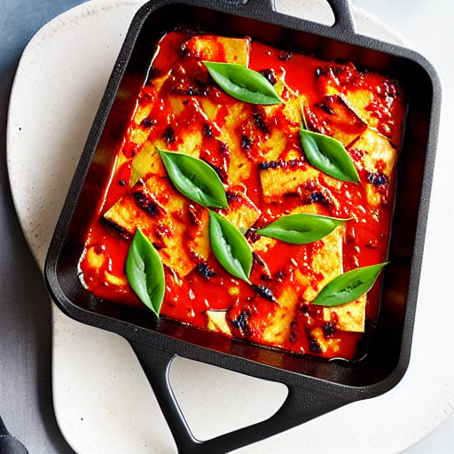 Tofu Kimchi Bake