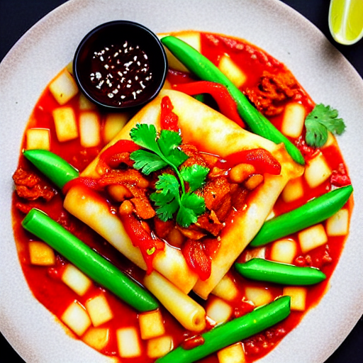Tteokbokki Pizza