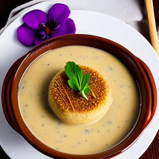 Baked Taro Custard