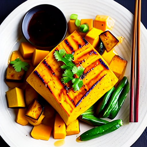Yaki Kabocha no Tofu