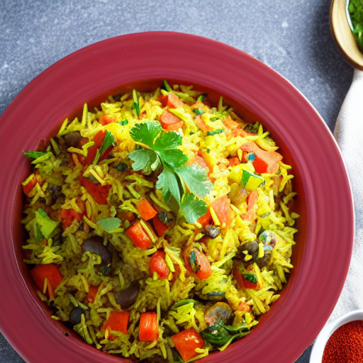 Moroccan Vegetable Rice