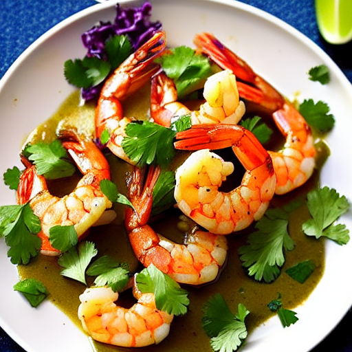 Cilantro Garlic Shrimp
