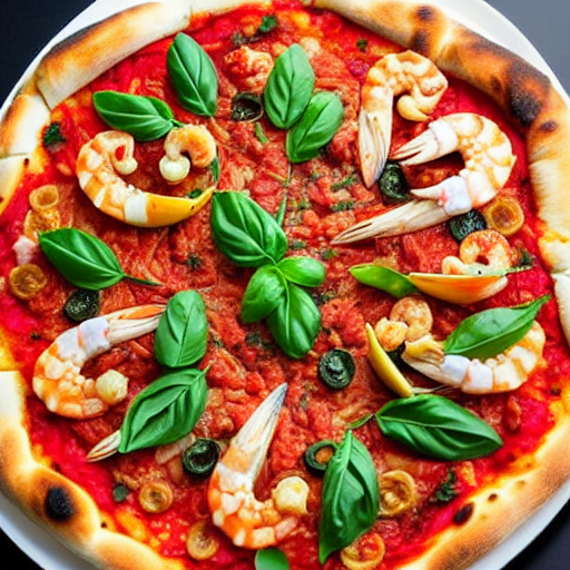 Pizza de Mariscos