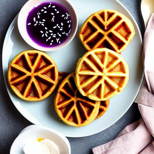 Vegan Mochi Waffles
