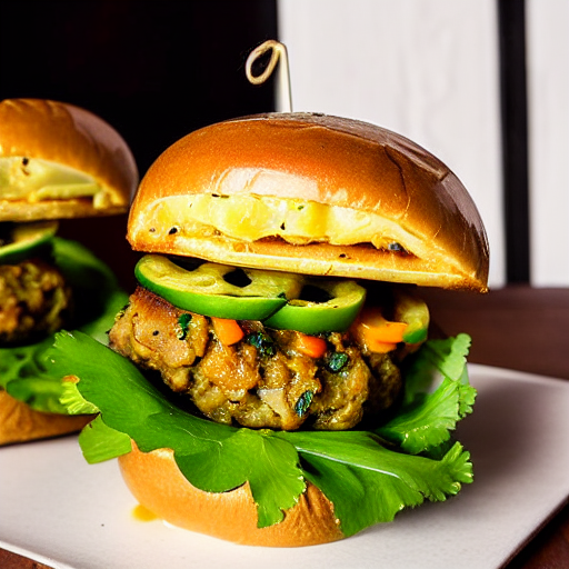 Massaman Potato Burger