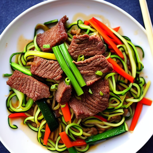 Low Carb Beef Chow Fun