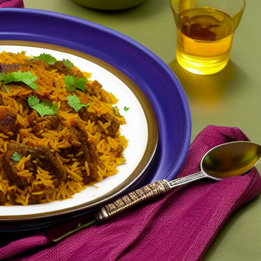 Mutton Rogan Rice