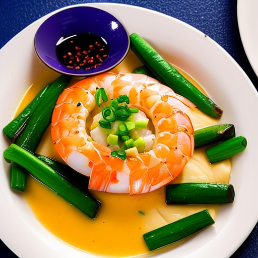 Steamed Shrimp with Egg