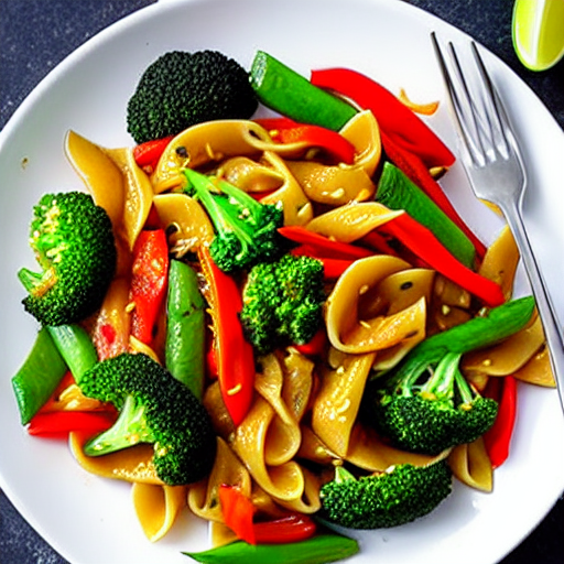 Konjac Pasta Stir-fry
