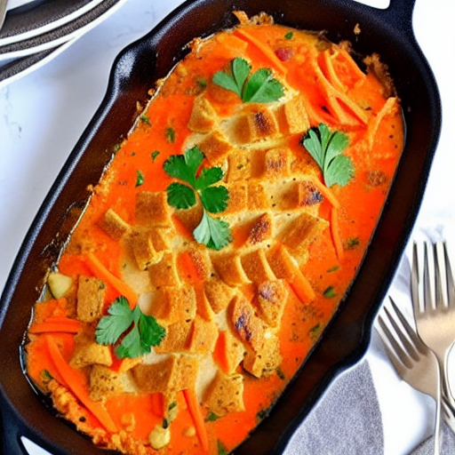Keto Chicken and Carrot Casserole