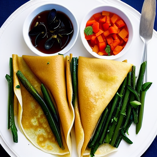 Crêpes de Légumes de Mer