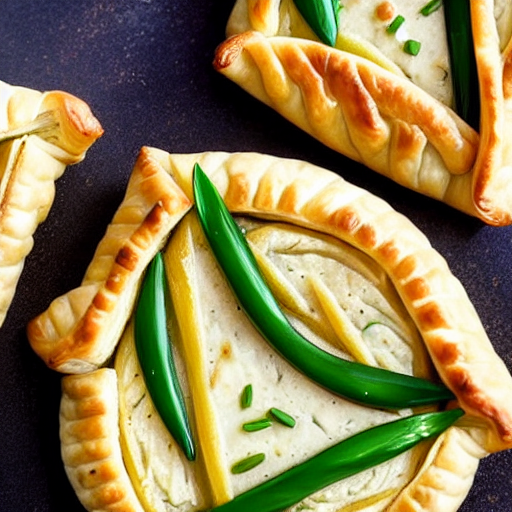 Chive and Tofu Pastries