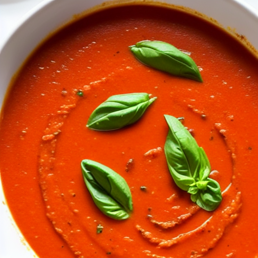 Roasted Tomato Basil Soup