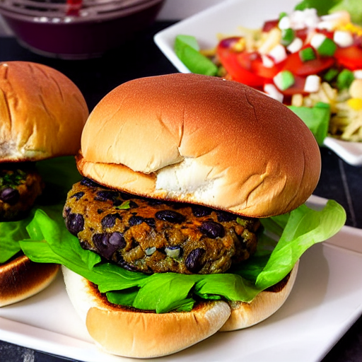 Southwestern Black Bean Burger