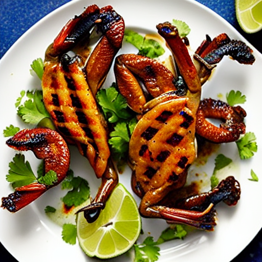 Grilled Frog Legs