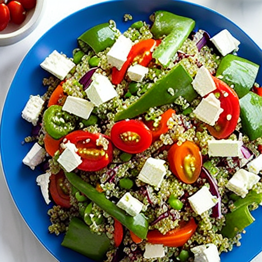 Vegetable and Quinoa Salad with Feta