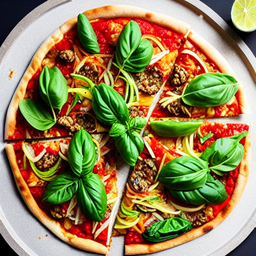 Keto Som Tum Pizza