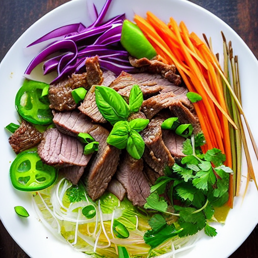 Nộm bò khô