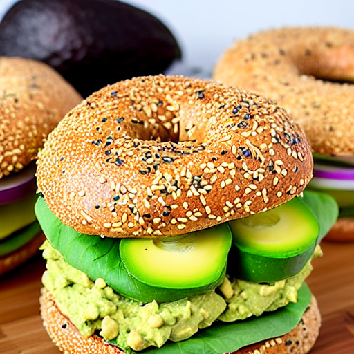 Vegan Bagel Sandwich