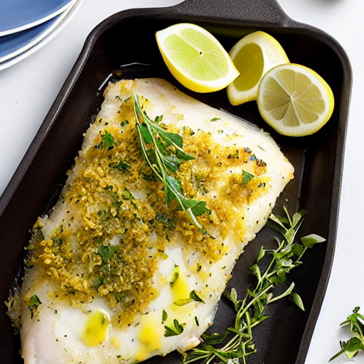Baked Haddock with Herbs