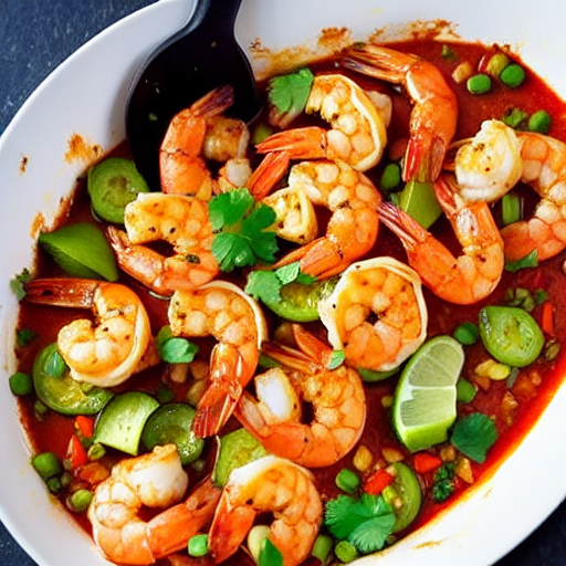 Spicy Shrimp Bake