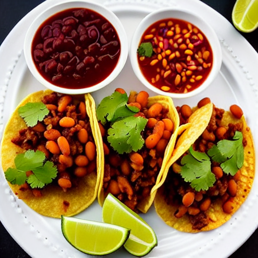 Tacos de Frijoles Charros