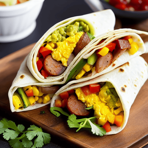 Halal Breakfast Burrito