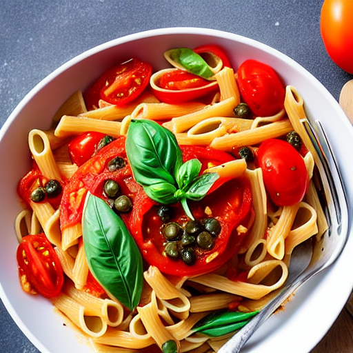 Vegan Tomato and Caper Pasta