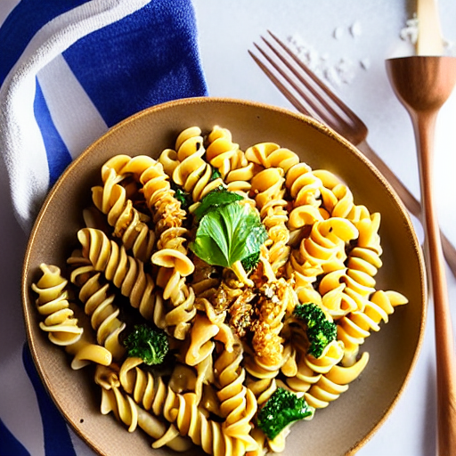 Fusilli ao Molho de Amendoim