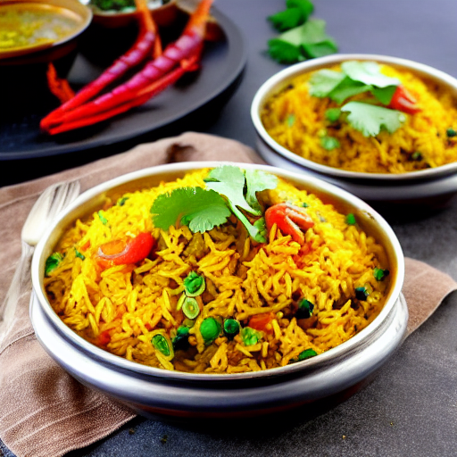 Vegan Prawn Biryani