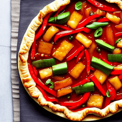 Sweet and Sour Vegetable Pie