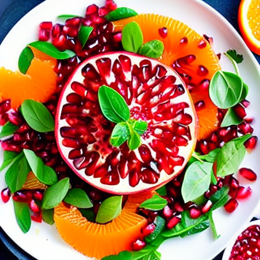 Pomegranate and Orange Salad