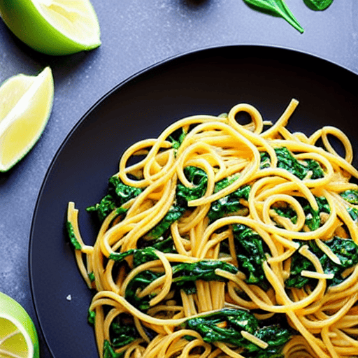 Pasta con Spinaci e Aglio