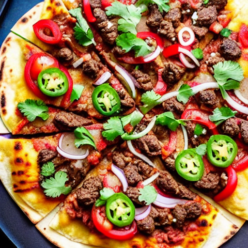 Taco de Asada Pizza