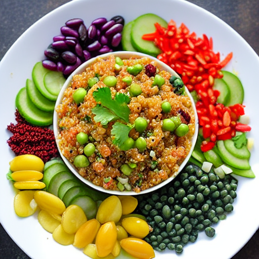 Salada de Quinoa e Frutos do Mar