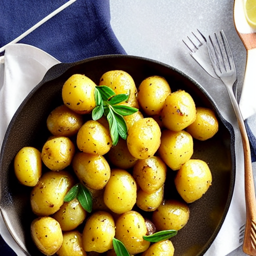 Olive Oil and Lemon Potatoes