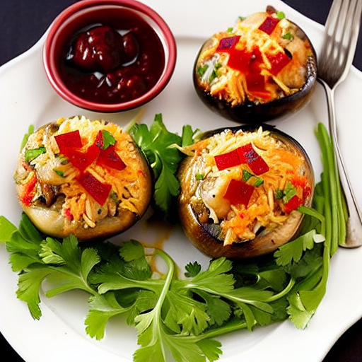 Baked Crab Stuffed Mushrooms