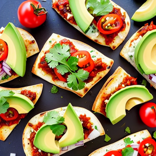 Molletes con Salsa