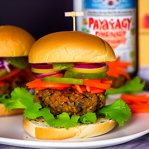 Spicy Papaya Burger