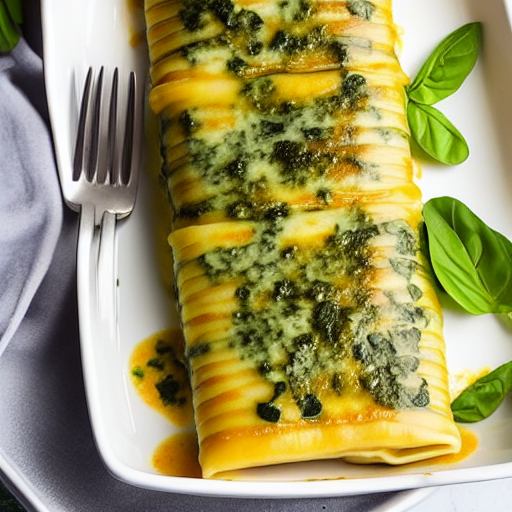 Spinach Ricotta Cannelloni